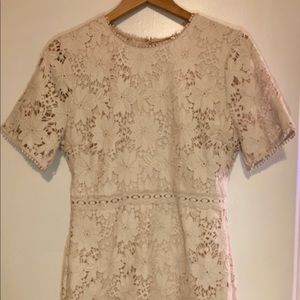 Cream Lace Dress with beautiful details!